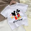 Boy Birthday Clothes Girl Tees Shirt Clothes Anime Kawaii Tops Baby Clothing