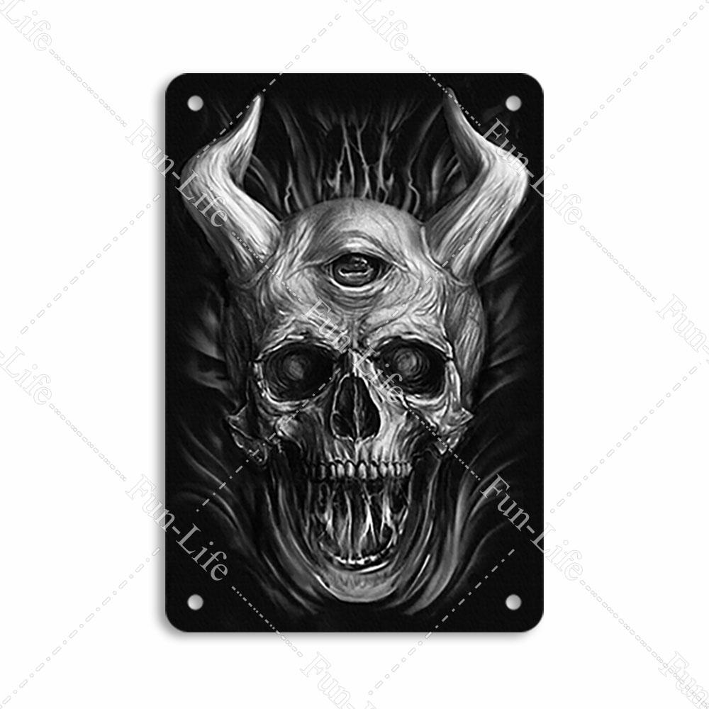 Easter Plaque Metal Tin Signs Shabby Chic Painting Poster Skeleton Vintage Wall Art Sticker Pub Bar Home Casino Decor 20x30 cm