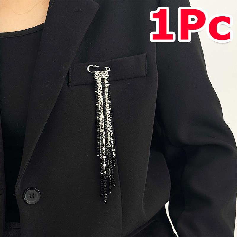 1 pièce Luxe discret Multi-fonctionnel Cadeaux Ensemble Alliage Gland Perlé Broche Gland Léger Boucle Fixe Exquise Élégance