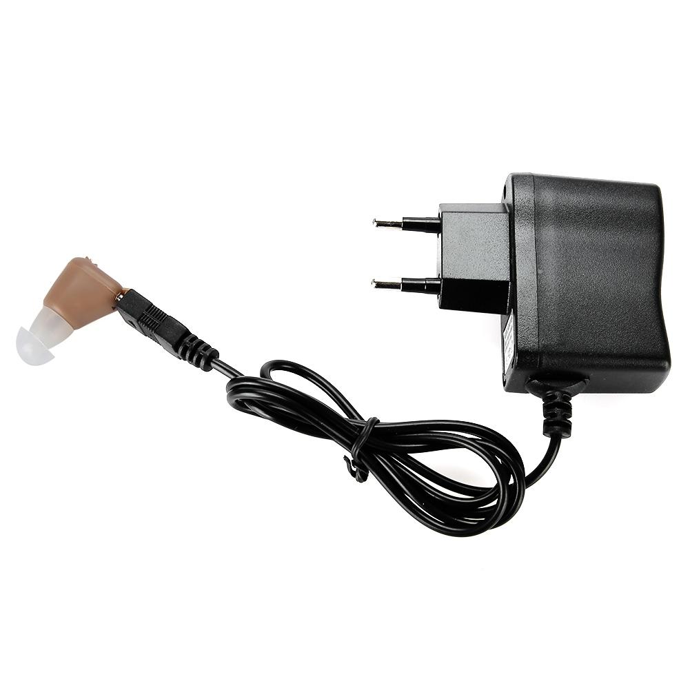 

Перезаряжаемый внутриушной усилитель звука Цифровые портативные наушники с костной проводимостью EU Plug