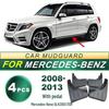 Mercedes-Benz GLK 300/350 (08-13) Para-lama Abas de Lama de Borracha Macia Acessórios