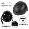 Youth Bike Helmet Boys Girls Scooter for 9 -15 Years Skateboard Adjustable Helmet Black