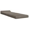 Foldable Sofa Bed Light Grey 200 X 70 X 10 Cm Velvet