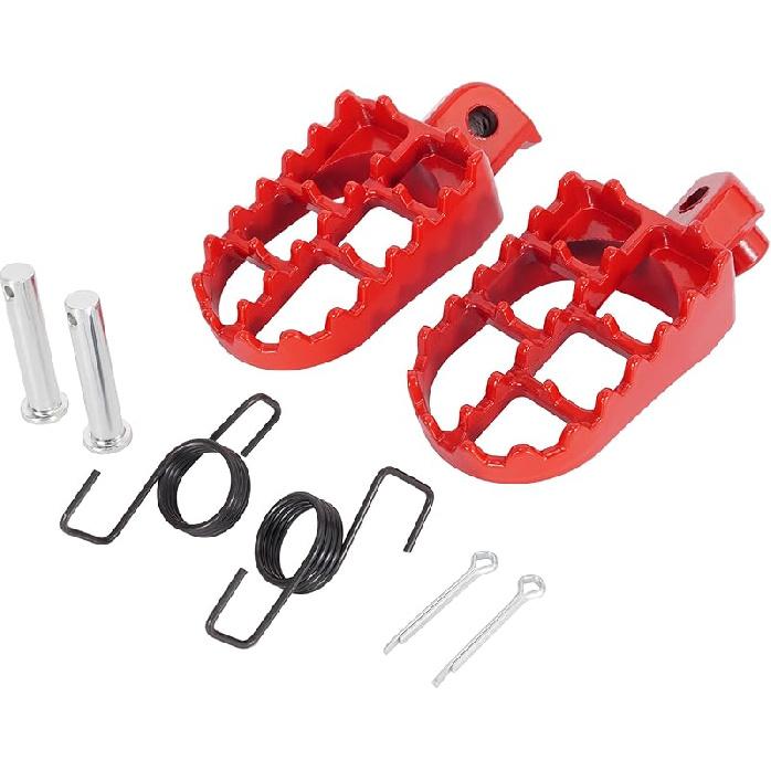 Dirt Bike Foot Pegs, Motorcycle Footpegs Pedals For 50CC 70CC 90CC 110CC 125CC Taotao PW50 PW80 TW200 XR50R CRF50 CRF70 CRF80 CRF100F Dirt Pit Bike