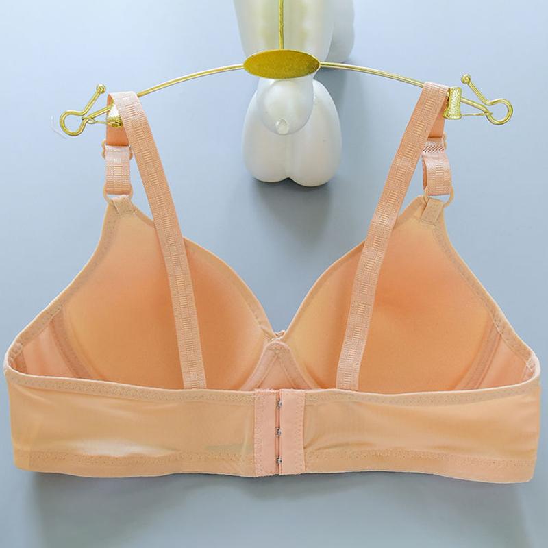 Thin Large Size No Steel Ring Bra Comfortable Gathering Lightweight Light Breathable Soft Comfortable Sweet and Sexy