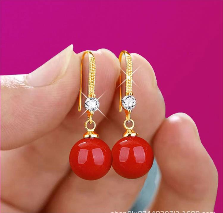 Women New Imitation Beaded Pearl Earrings For Women Elegant Personality Bowknot Earrings Wedding Party Jewelry Gifts
