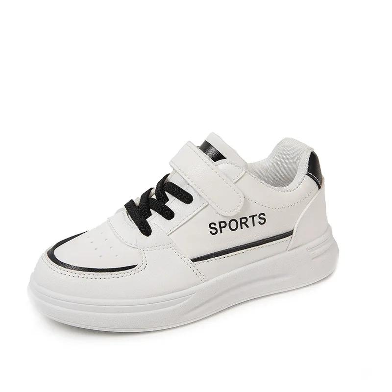 

Kid Shoes Leather Shoe for Baby Girl Casual Sneaker for Boy Kid Small White Shoe Designer Boy Shoe Tenis Infantil Menino Zapatos 31 insole 20cm чёрный