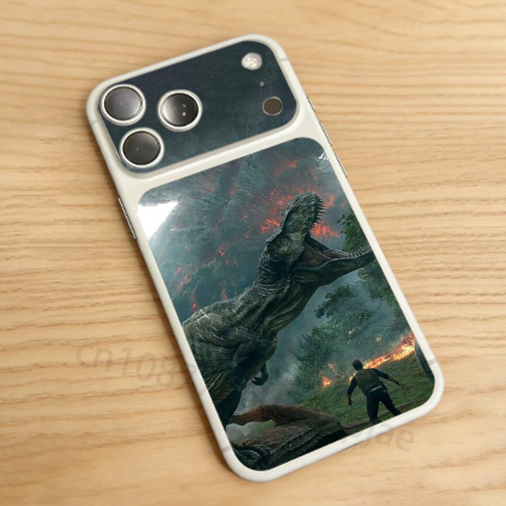 

J-Jurassic Park Dinosaur World For iPhone 17proMax/17pro Full Cover Decal Skin Wrap Colorful Rear Protective Sticker Film iPhone17pro