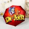 Tom Jerry Adventures Automatic Umbrella with 8-Rib Compact Design All-Season Use Fashionable Accessory Perfect Birthday Christmas Gift Idea