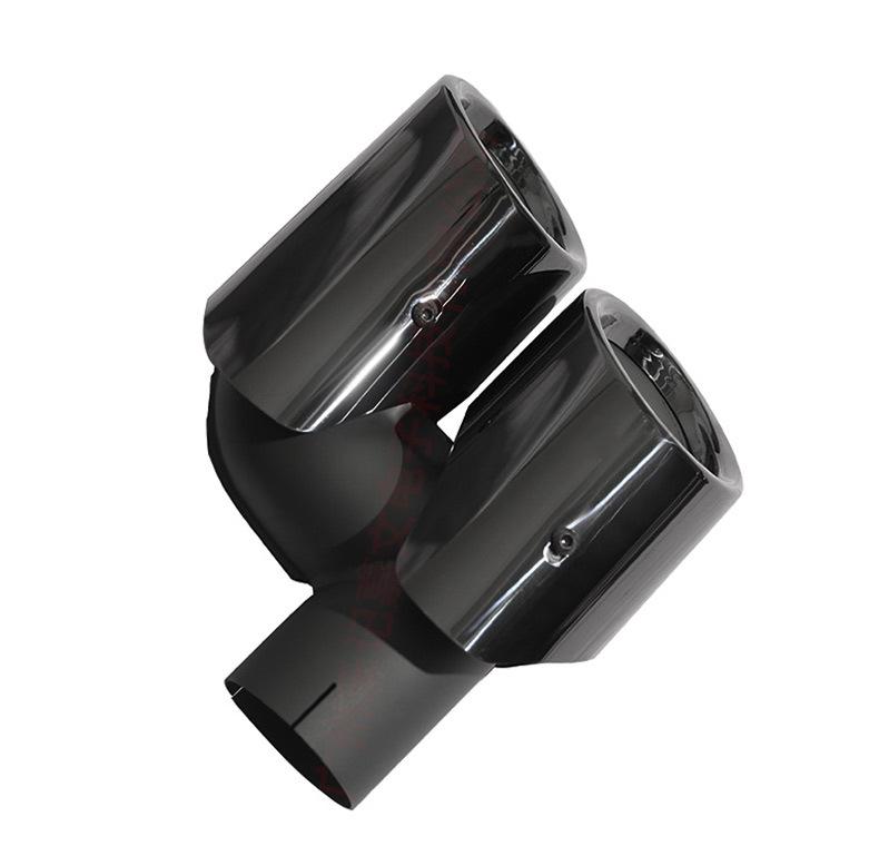 Porsche Macan 2014-2018 Tailpipe Upgrade: GTS Titanium Black Stainless Steel Exhaust Muffler