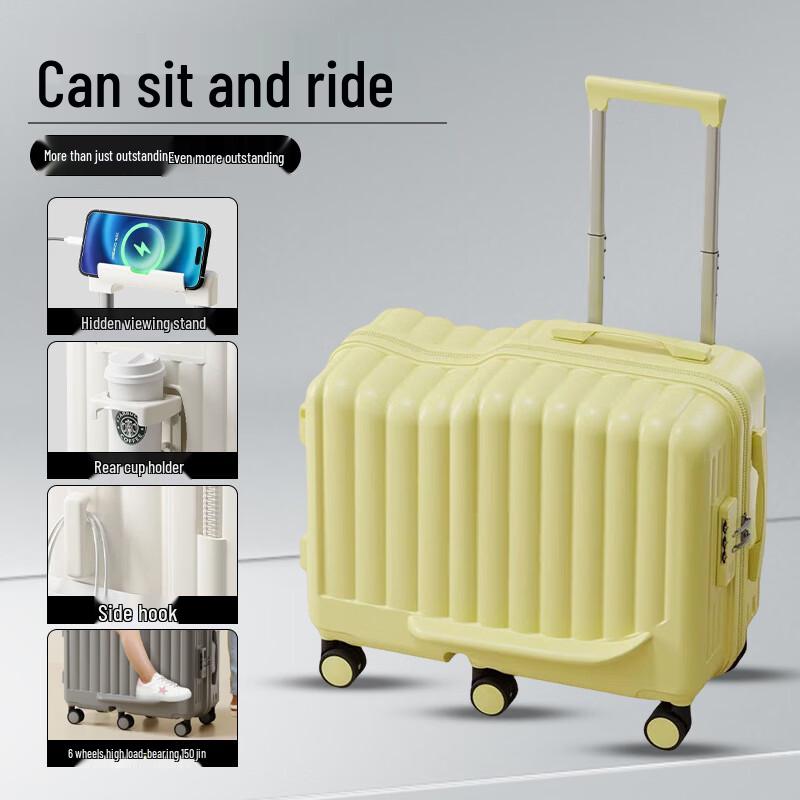 Lee Shen Children s Sit-On Ride-On 6-Wheel Luggage