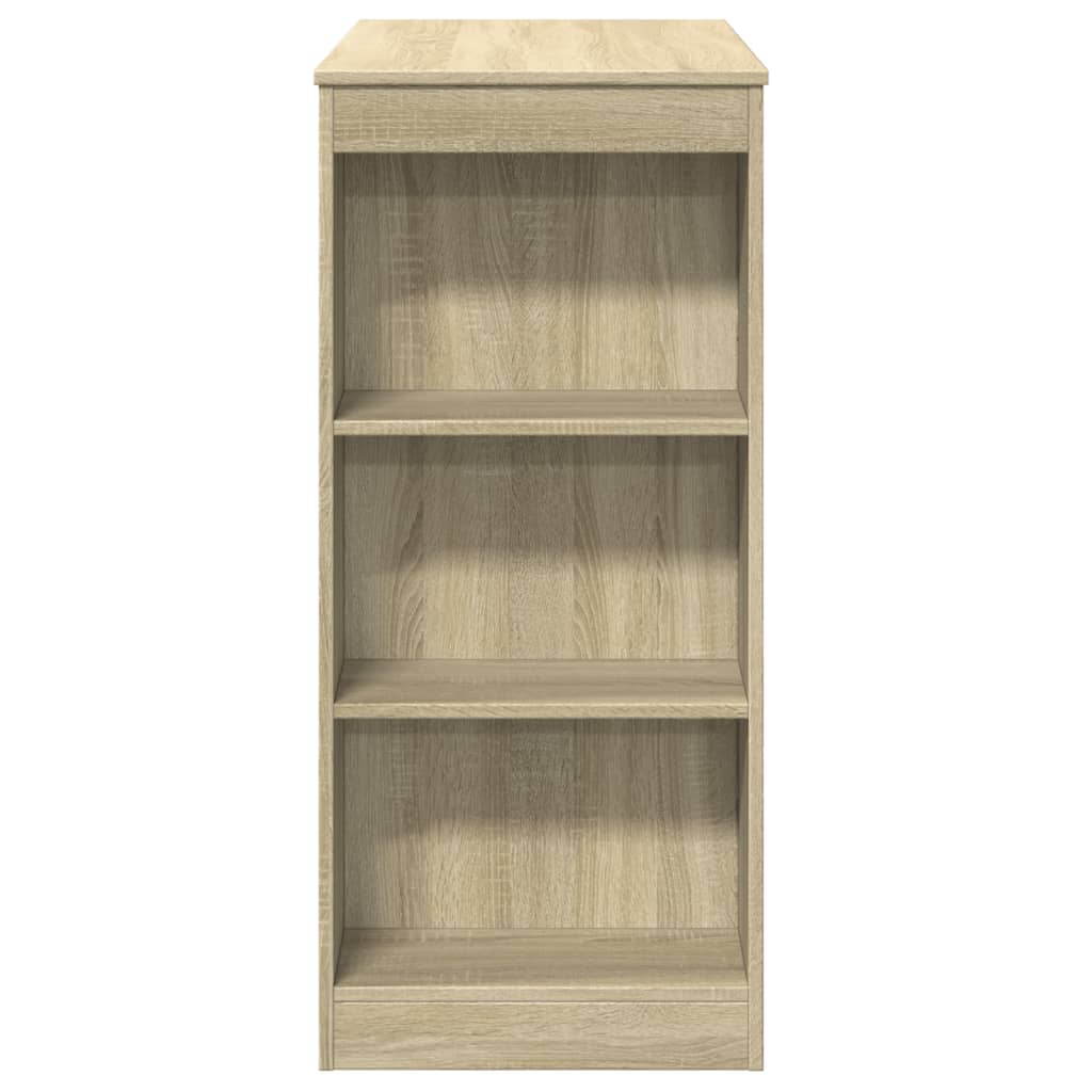 Bar Table with Shelf Sonoma Oak 95x47x103.5 cm Engineered Wood