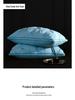 Luxury Goose Down Pillow with Cotton Cover for Neck Support