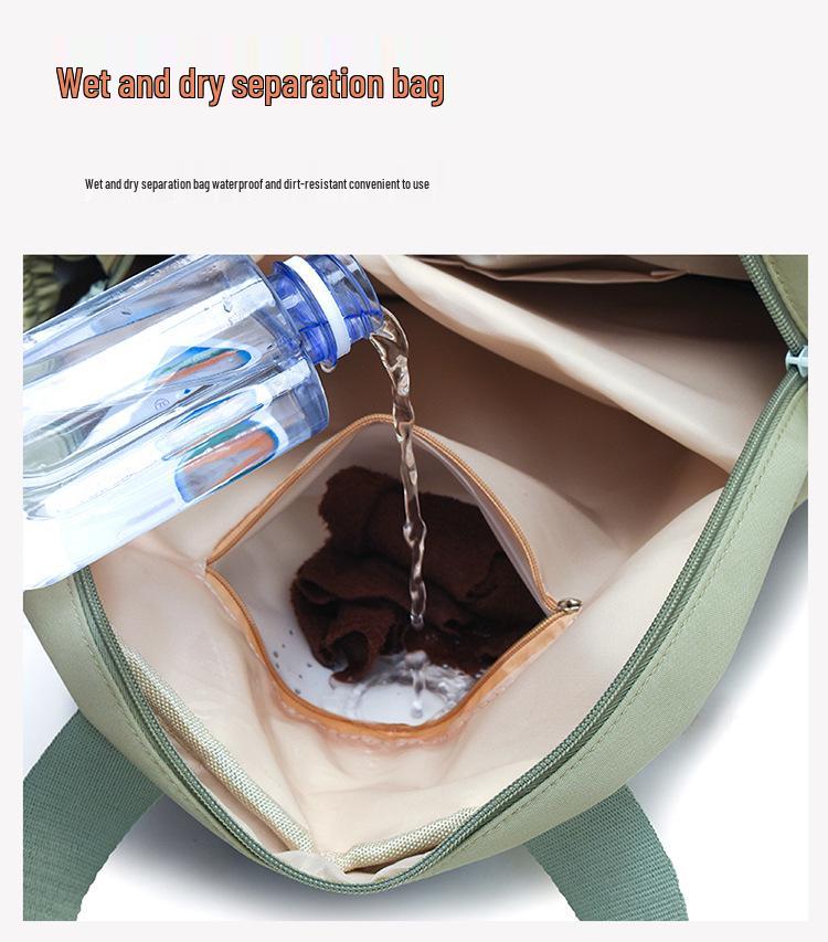 Multifunctional Women's Travel Backpack: Lightweight, Large Capacity, Shoulder Bag & Casual Handbag