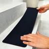 6Pcs Black Frosted Self‑Adhesive Stair Tread Mat Pre-Cut Waterproof Anti-Slip Stair Treads Self-Stick Wear-Resistant
