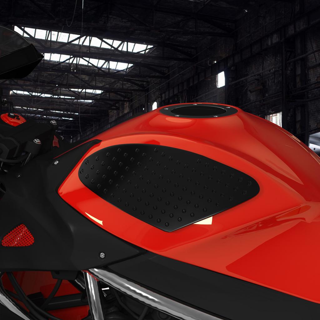 Universal Motorcycle Rubber Traction Side Tank Pad Gas Knee Grip for YAMAHA YZF R1 2007-2008 R6 2008-2012 for BMW F900XR