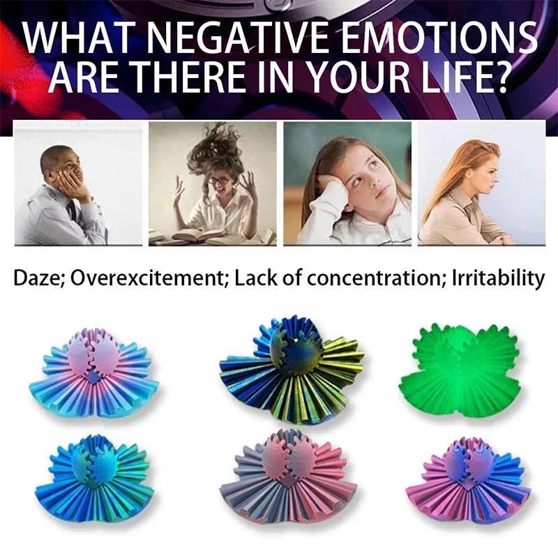 Gear Ball 3D Printed Gear Ball Spin Ball Cube Fidget Toy  Perfect for Stress Relaxing Deformation Gear Ball  Desk Toy