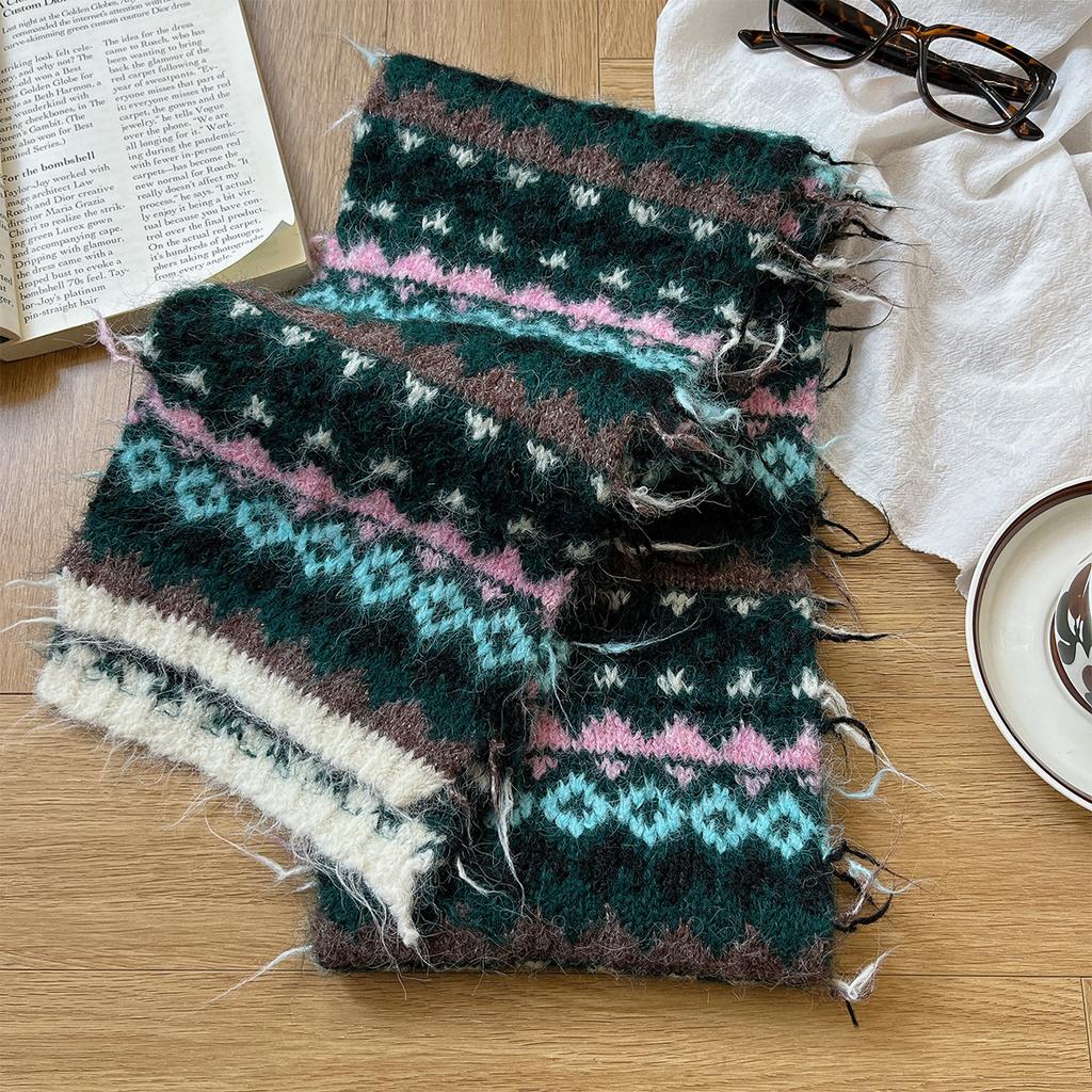 Autumn and winter plaid scarf women's winter high-end sense new versatile warm couple scarf shawl Korean explosion