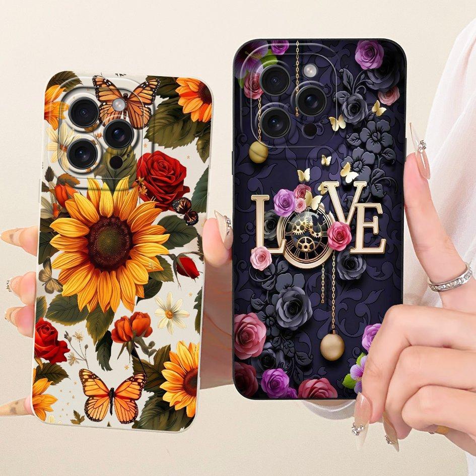 For iPhone 13 Pro Max Case Cute Rabbit Cat Cartoon Soft Silicone Shockproof Cover For iPhone 13 Pro Bumper iPhone13 ProMax Funda