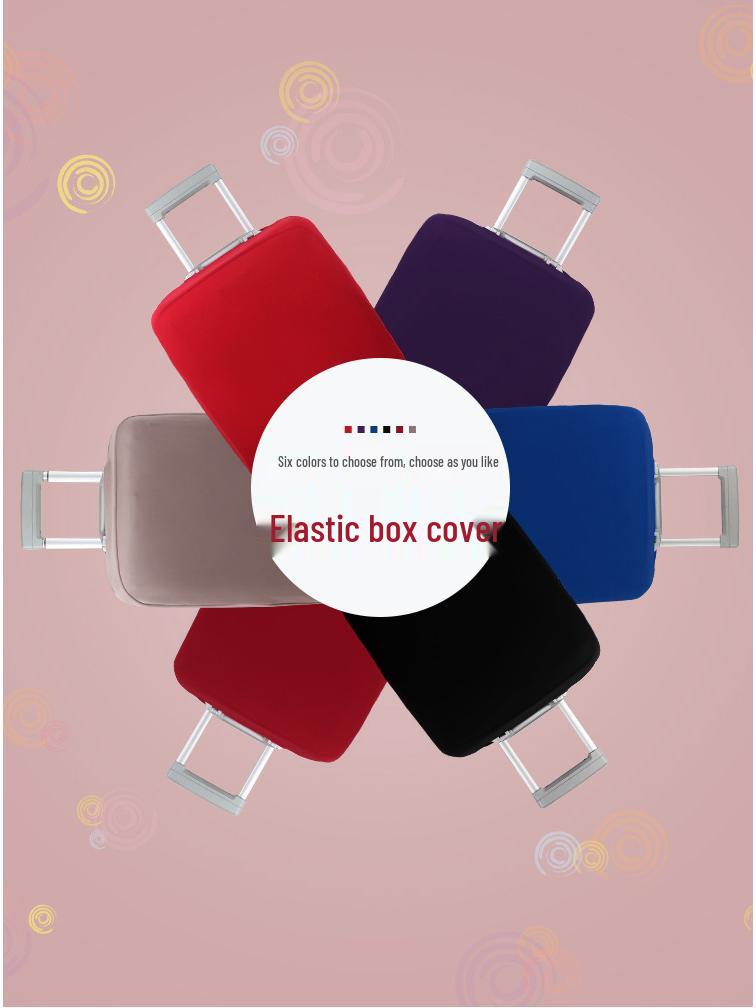 Tekerlekli Bavullar İçin Kalınlaştırılmış Elastik Bagaj Toz Kılıfı