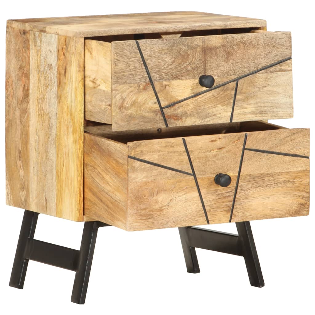 Nightstand 40 x 30 x 50 cm Solid Mango Wood