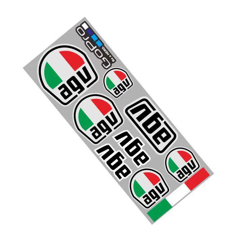 Pegatinas reflectantes impermeables para casco de moto, accesorios de decoración para motocicletas
