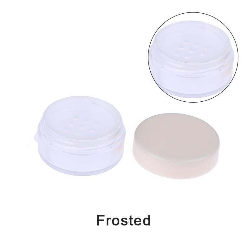 

2 г Пустая коробка для порошка Портативная пластиковая коробка Ручной пустой горшок с ситом Косметическая дорожная банка для макияжа Сито Контейнер многоразового использования