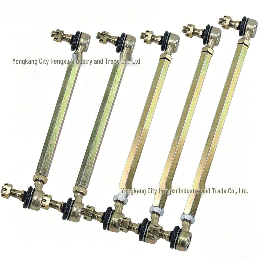 ATV and Beach Buggy Steering Rod with M12 Ball Joint for Longding, Hanma, Gongniu Models