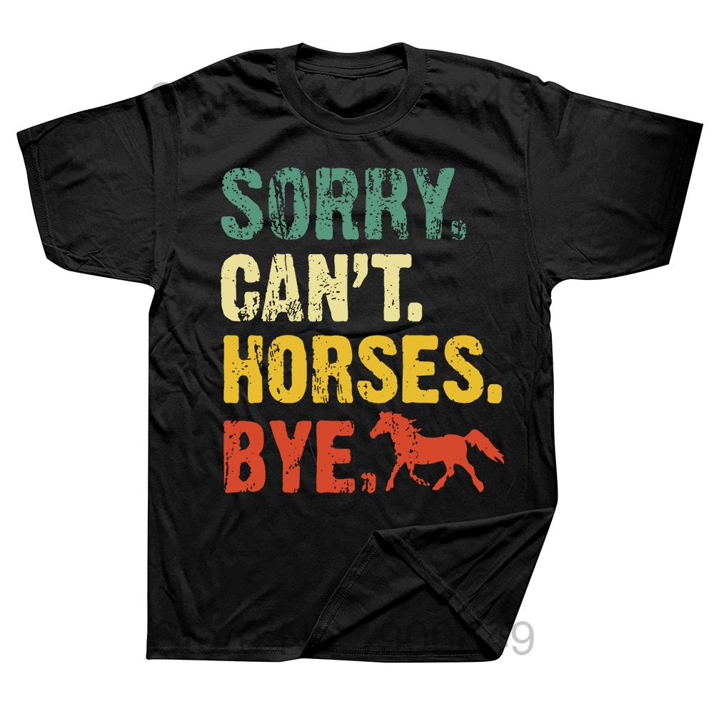 Funny 6 Things I Do In My Spare Time Horse Riding T Shirts Graphic Cotton Streetwear Short Sleeve Birthday Gifts Summer Tshirt