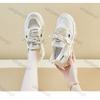 Fashion Women's White Sneakers Summer New Fly Weave Mesh Breathable Running Shoes Fashion Lightweight Comfortable Lace-up Casual Shoes