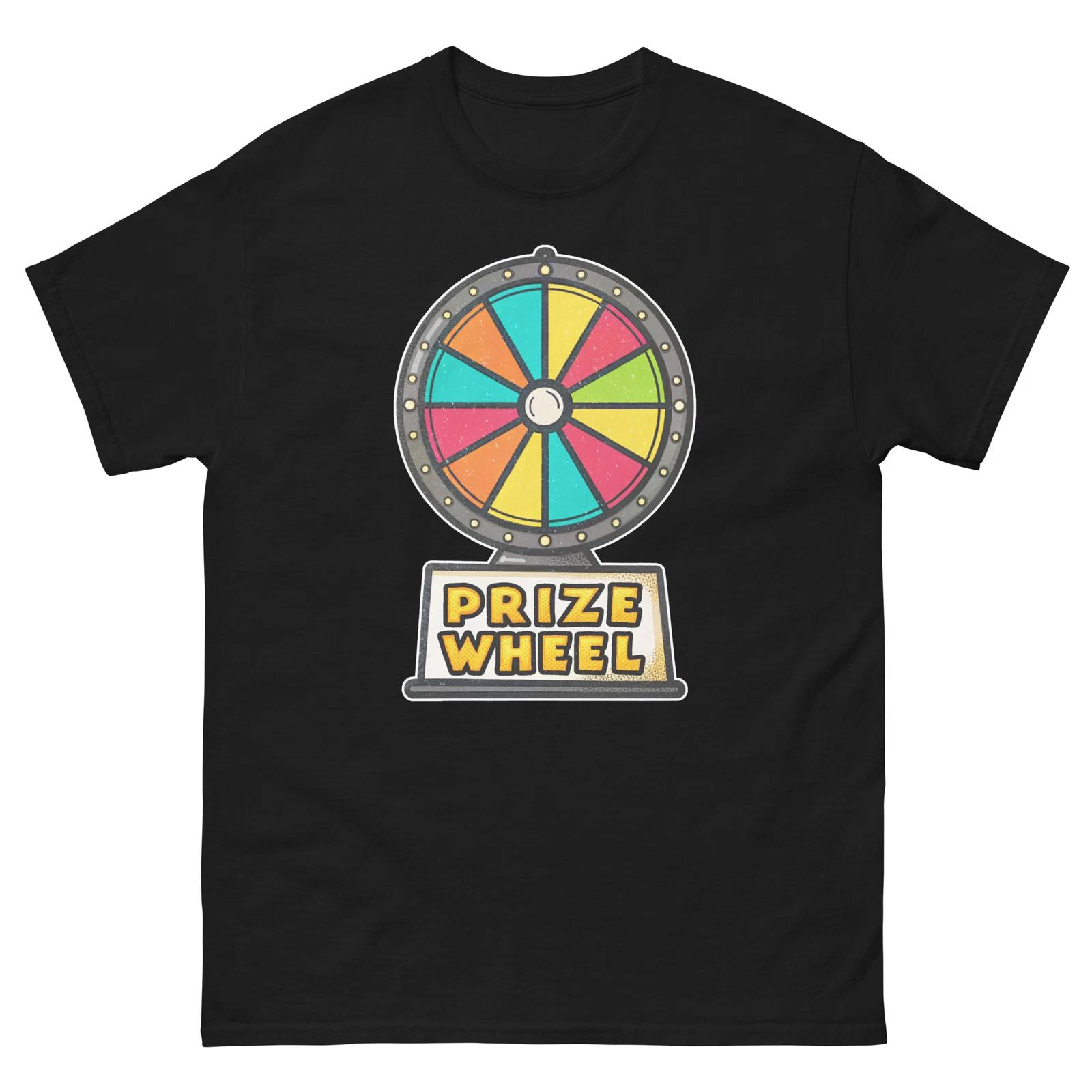 Prize Wheel Carnival Fair Amusement Park T-Shirt 2XL