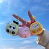 Squeak Panda Pig Chicken Plush Keychain Cartoon Animal Pendant Gift Decoration