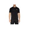 Emporio Armani EA7 Letter Logo Printed Striped Slim Fit Short Sleeve Polo Shirt Men tops Black 6DPF17-PJ27Z-1200