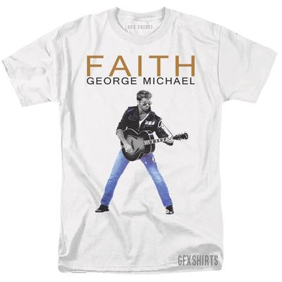 George Michael Shirt Faith Merch Concert Tour Vntg Graphic Design T-Shirt