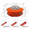 Universal Fit Automatic Grass Trimmer Head 2 Line System For Gasoline Garden Cutting Tools Easy to Install