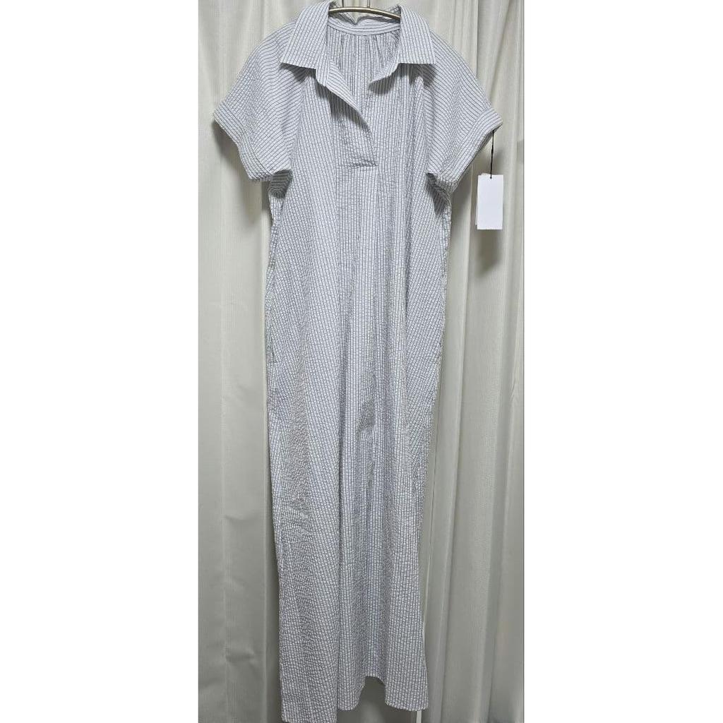 Used New Vin Soccer Stripe Skipper Dress Off White