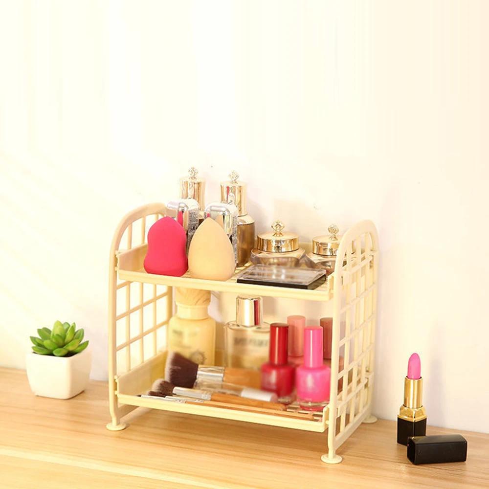 1PC High Appearance Horizontal Desktop Storage Shelf Simple Multi-storey Dormitory Storage Shelf Computer Office Available