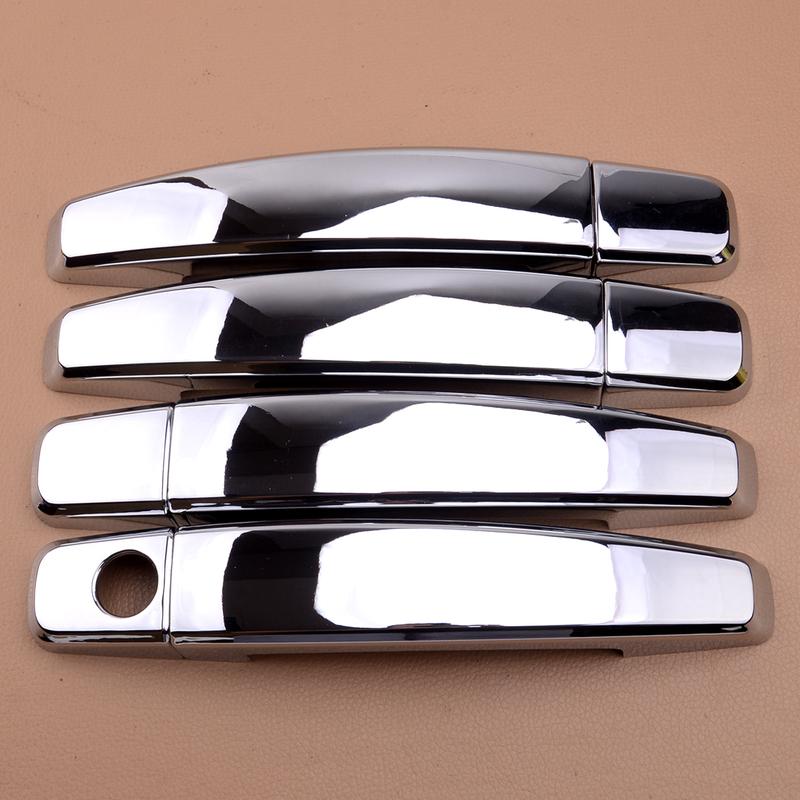 1 Set Chrome Car Exterior Door Handle Cover Trim Fit for Vauxhall Antara Corsa Insignia Meriva Insignia Saloon Opel Zafira B
