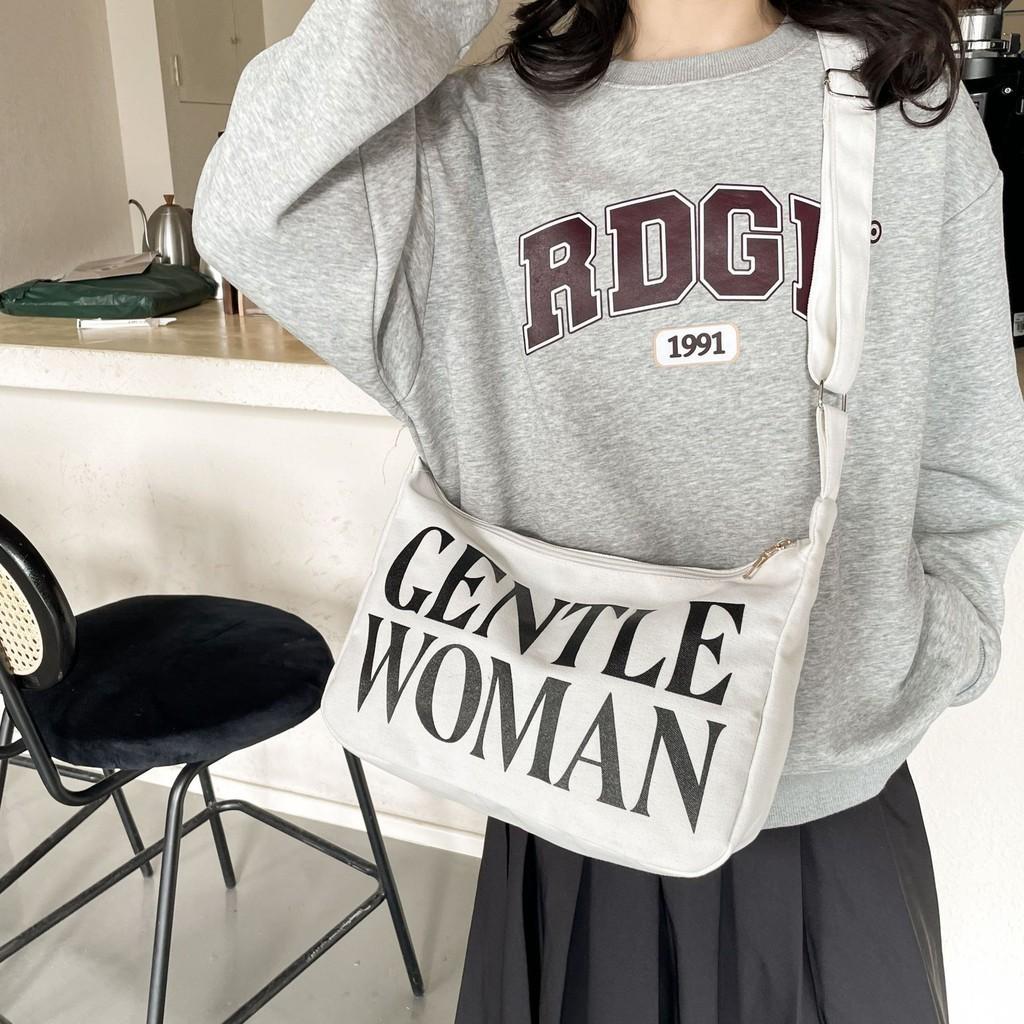 

Летняя Новинка 2024 Корейский Стиль Минималистичная Холщовая Сумка-Тоут Для Женщин Просторная Сумка Через Плечо белый