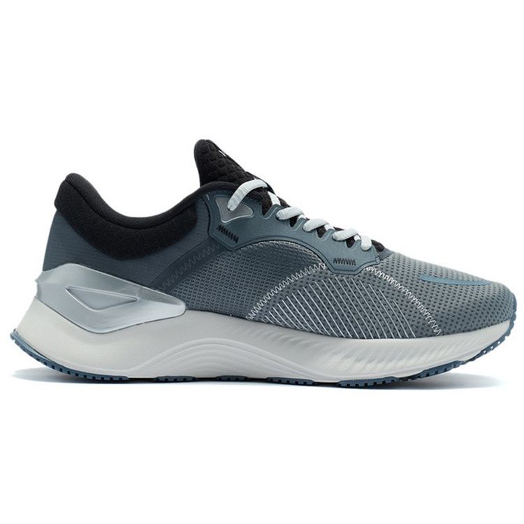Li Ning Yue Ying Element Rebound Shock Absorption Low Top Running Shoes Men sneaker Gray ARHR187-3