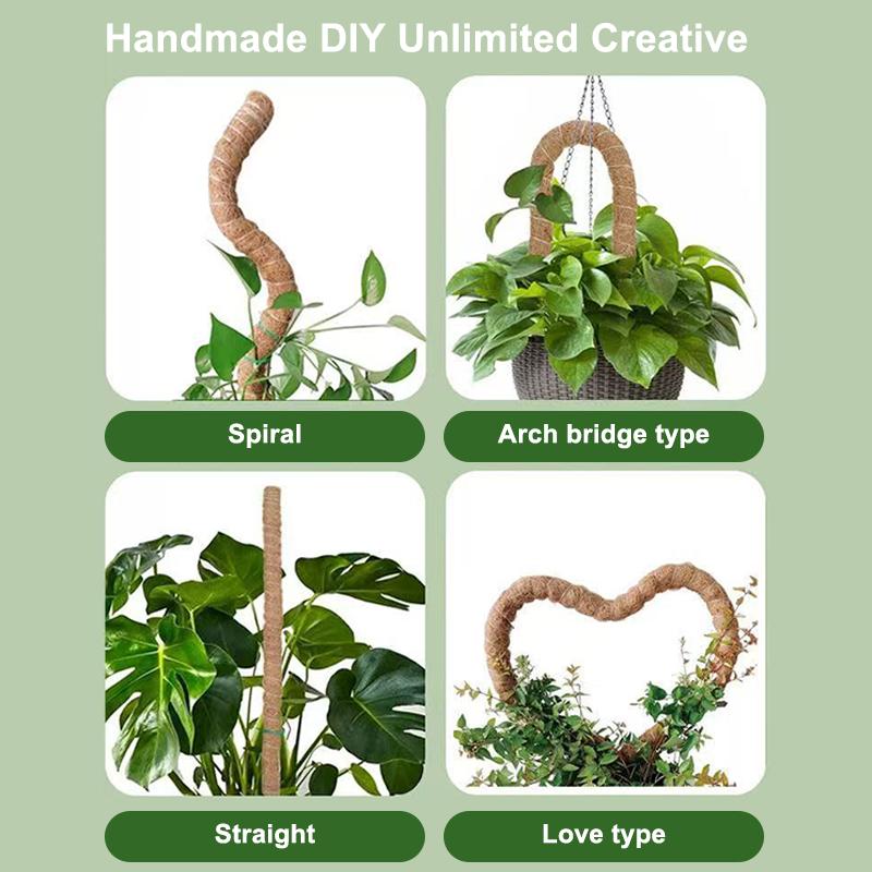 1Pcs Moss Pole Plant Support - Plant Trellis Moss Pole For Plants Monstera - Moss Poles For Climbing Plants Plant Sticks Support
