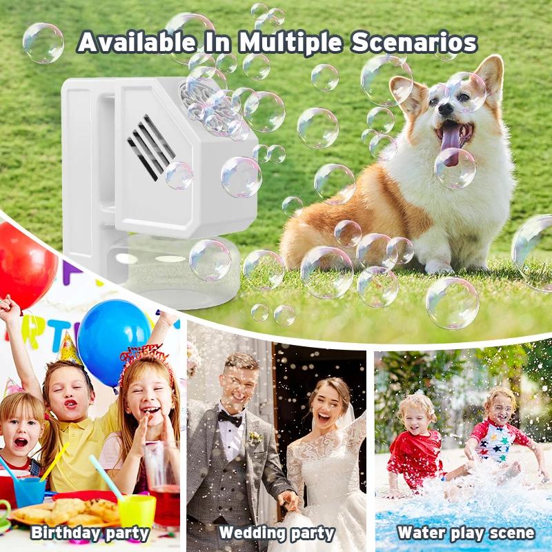 Children'S Bubble Machine Toys Lawn Games Outdoor Activities Birthday Festival Gifts Without Batteries Bubble Water