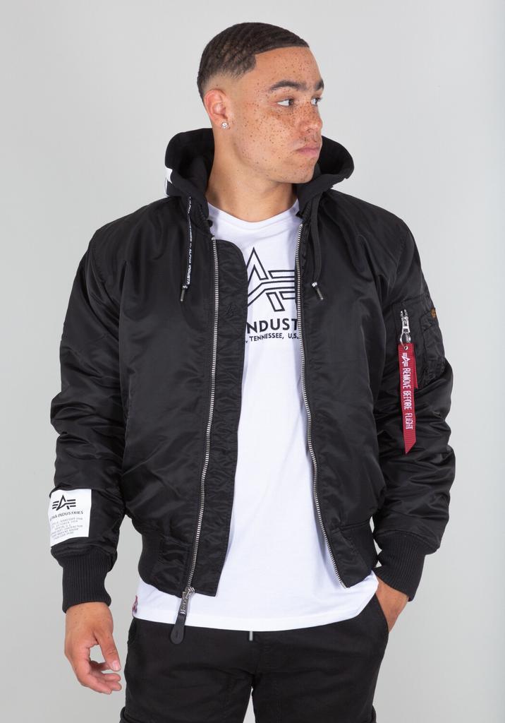 Winter Jacket Alpha Industries MA-1 Zip Jacket (118101) Black