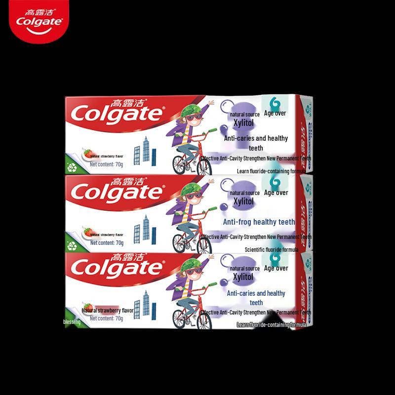 Зубная паста Colgate Kids с фтором, натуральная клубника