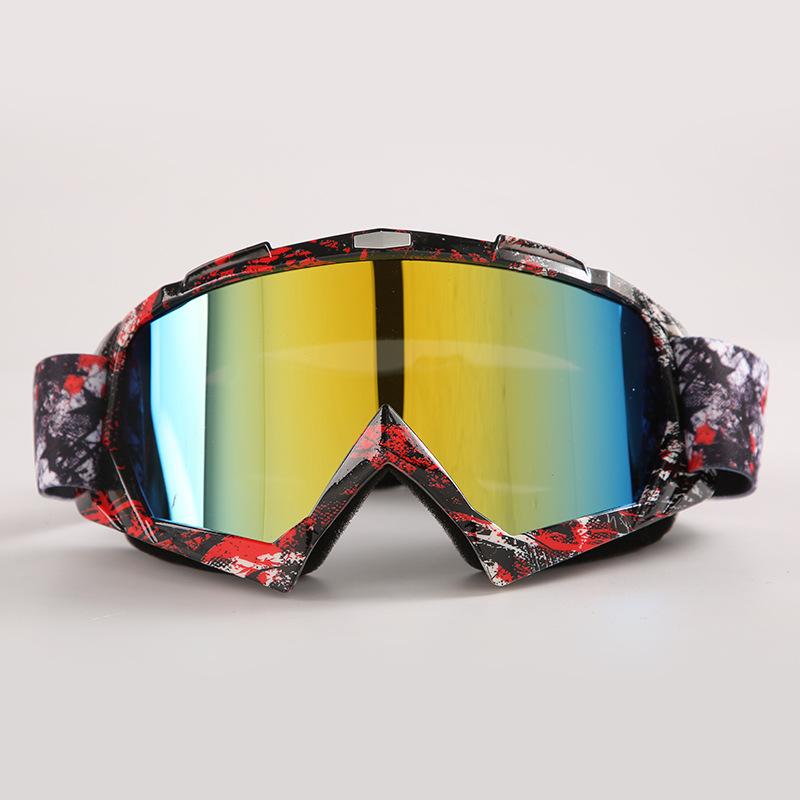 Fahrradbrille Anti-Beschlag und winddicht Sandbrille Jungen und Mädchen Outdoor-Skibrille