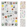 2Pcs Cartoon Nail Stickers Self Adhesive Non-Fading Exquisite Pattern Strong Stickiness Removable Decorative PVC Cartoon Animal