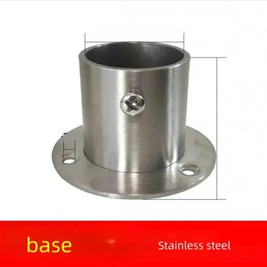 Stainless Steel Pipe Connector 20/25/32mm Iron Pipe Round Cross Buckle for Clothing Cabinet Connector Pipe Joiner