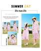Stylish Summer Beachwear: Mother-Son & Mother-Daughter Dress