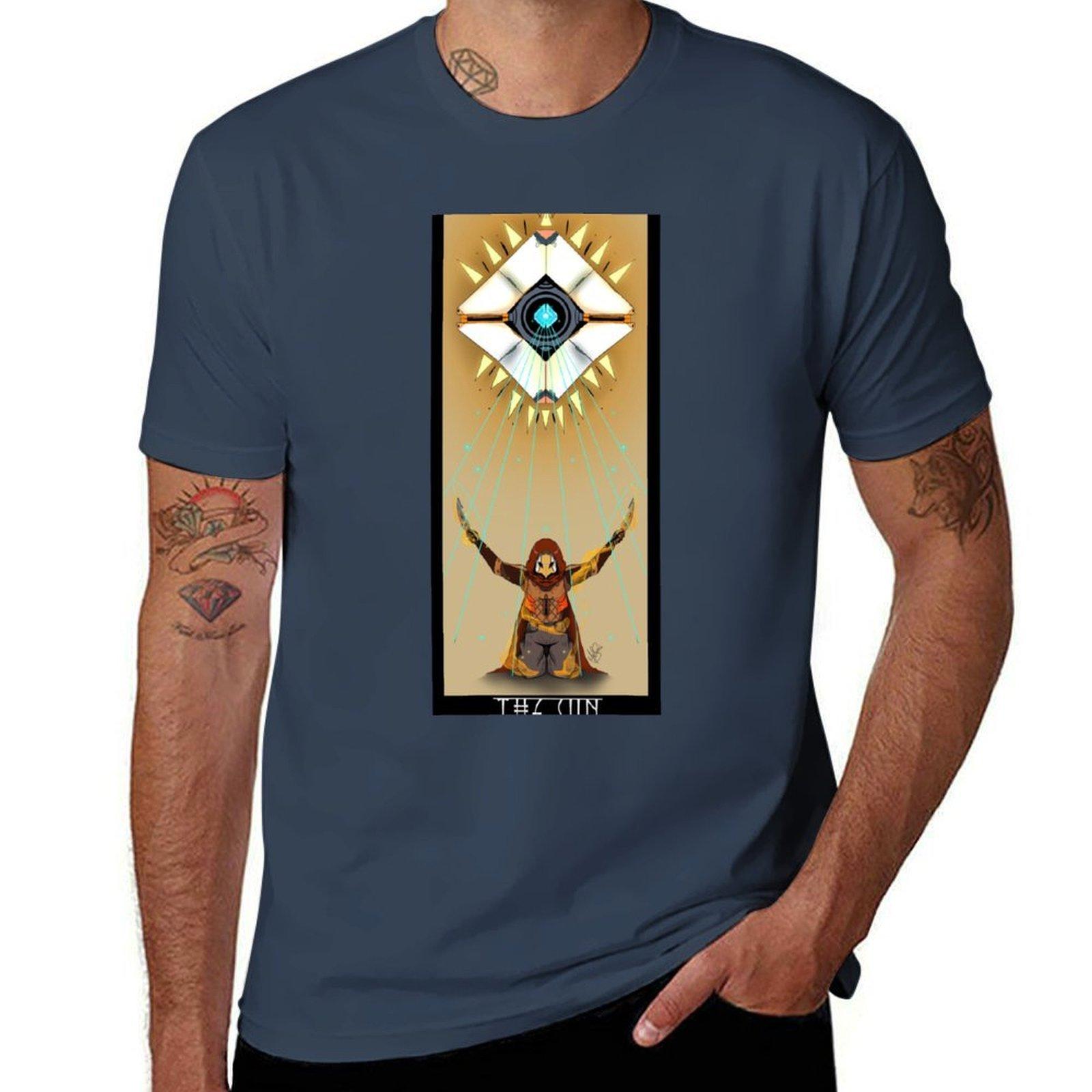 The Sun Destiny Tarot TShirt Water Resistant Casual TShirt S