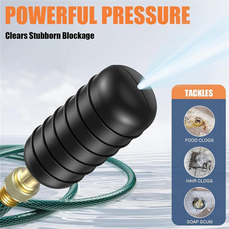 Drain Bladder,Drain Cleaning Bladder ,Rubber Drain Bladder Unclogger For Bathroom Sinks, Showers, Swimming Pool Drains